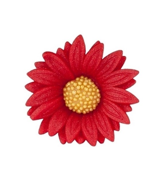 Daisy Double 054m Red 4.5 cm (10)