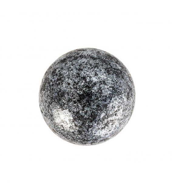 Choc. Decor. Black Pearl / Silver 27 mm (49 pc)