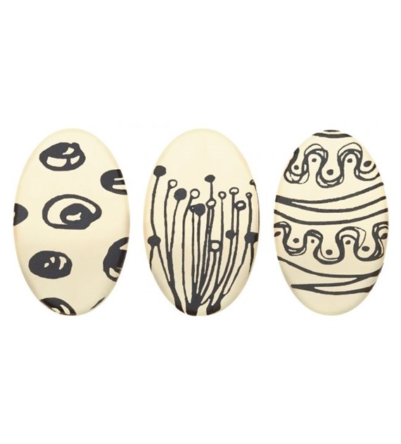 Choc. Decor. Easter Painted Eggs set 24x40 mm (165 pc)