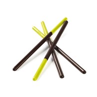 Choc. Decor. Pick-Up Sticks lime 135 mm (228 pc)