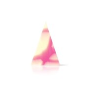 Choc. Dekor. BT Triangle pink and white (290 pcs)