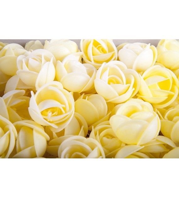 Wafer Roses Medium Yellow (100)