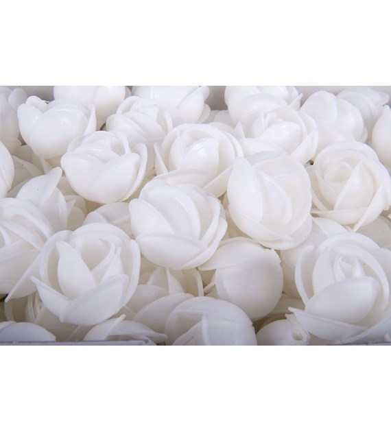 Wafer Roses Medium White (100)