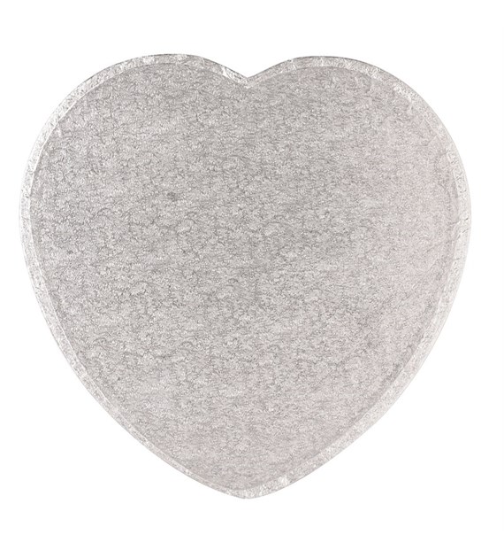 Heart Shaped Drum (15'') 5's silver