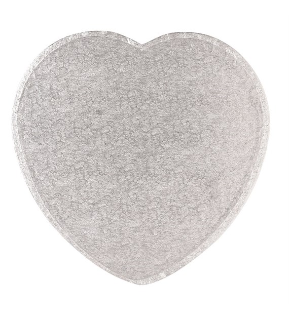 Heart Shaped Drum (10'') 5's silver